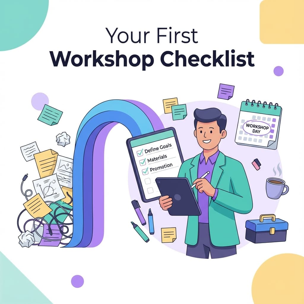 Tvoja prva radionica: praktična checklista